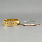 Estate Cartier 18K Y Gold Love Classic Ring