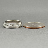 Estate 10K W Gold 0.40ctw I-J/I1-2 Diamond Anniversary Ring