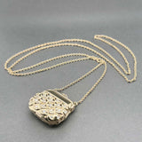 Estate Lumiere 14K Y Gold 0.67ctw Diamond Purse Pendant
