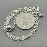 Estate Tiffany & Co. SS Barrel Bead Necklace