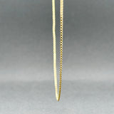 Estate 14K Y Gold 1.0mm 18” Box Chain