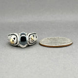 Estate SS 18 Hematite Ring