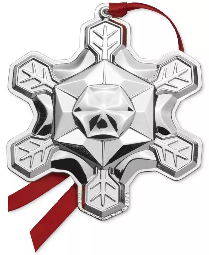 Gorham 2025 Annual Sterling Silver Snowflake Ornament - 56th Edition