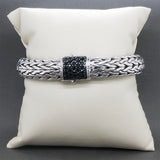 Estate John Hardy SS 1.00ctw Sapphire Icon Bracelet