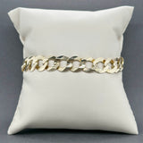 Estate 14K Y Gold 9.83mm Men’s Curb Link Bracelet