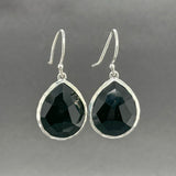 Estate Ippolita SS 19.60ctw Onyx Rock Candy Drop Earrings
