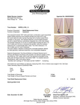 Estate 14K W Gold 0.74ct D/VS1 Diamond Pendant GIA