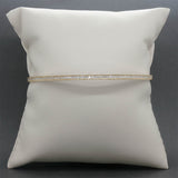 Estate 14K Y Gold 1.03ctw G-H/SI2-I1 Diamond Bangle Bracelet