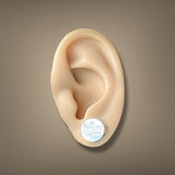 Estate Gucci SS Signature Circle Stud Earrings