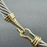 Estate David Yurman SS 14 Buckle Bangle Bracelet