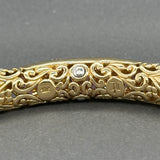 Estate John Hardy 18K Y Gold 2.59ctw Sapphire & Tourmaline Bracelet