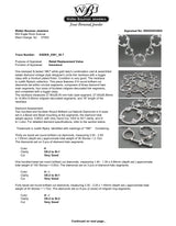 Estate Judith Ripka 18K W Gold 5.80ctw Diamond Garland Circle Necklace