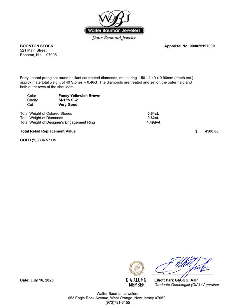 Estate Levian 14K W Gold 1.26ctw Aquamarine & Diamond Ring