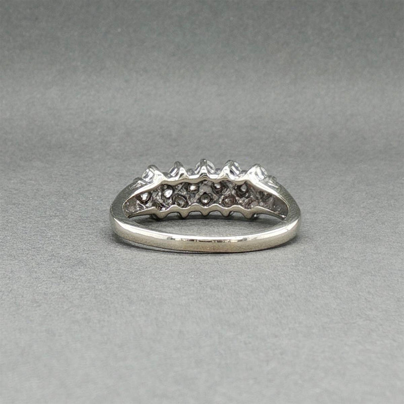 Estate 14K W Gold 1.13ctw Diamond Ring