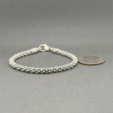 Estate Lagos SS Caviar Beaded Link Bracelet