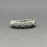 Estate Judith Ripka SS CZ Stacking Ring