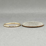 Estate 14K Y Gold 1.42mm Thin Ring