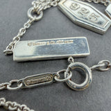 Estate Tiffany & Co. 1837 Triple Bar Lavalier Necklace