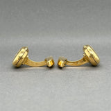 Estate 18K Y Gold Locket Cufflinks