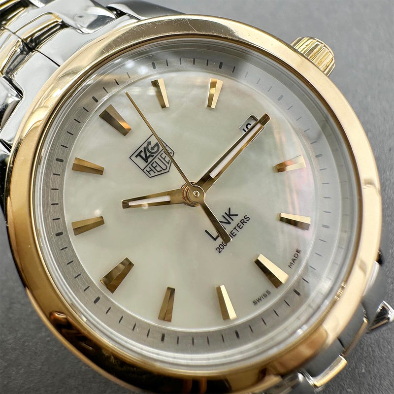 Estate Tag Heuer Ladies Link Quartz Watch ref#wjf1352