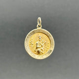 Estate 14K Y Gold Our Lady Of Mount Carmel Charm