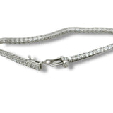 SS 4ct F-G/VS2 Lab Created Diamond Tennis Bracelet