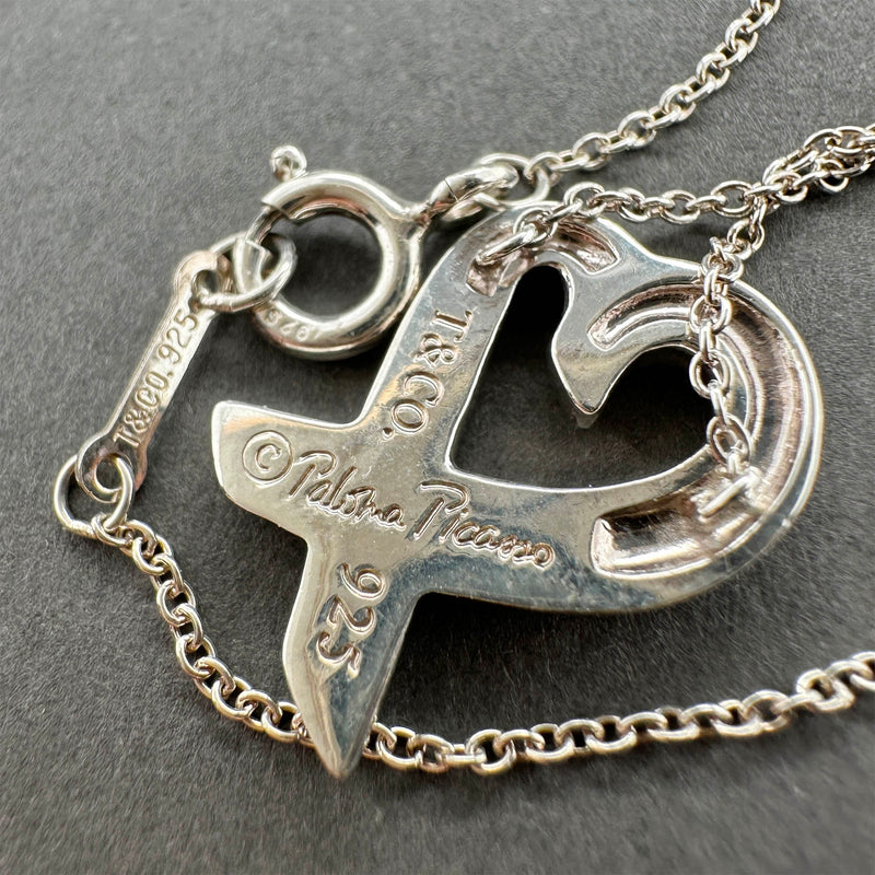Estate Tiffany & Co. Picasso SS Loving Heart Necklace
