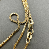 Estate 14K Y Gold 1.00mm 16” Box Chain