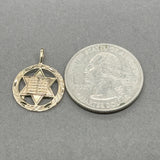 Estate 14K Y Gold 21.1mm Star of David Pendant