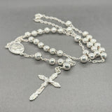 Estate SS Rosary Necklace