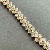 Estate 14K Y Gold 4.07ctw I-J/I1-2 Diamond Bracelet