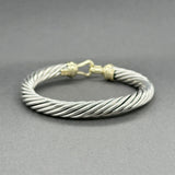 Estate David Yurman SS 14 Buckle Classic Cable Bangle