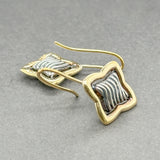 Estate David Yurman SS 18 Quatrefoil Drop Earrings