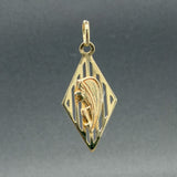 Estate 14K Y Gold Mary Pendant