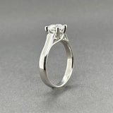 Estate Platinum 1.21ct I/VS1 Diamond Eng. Ring GIA