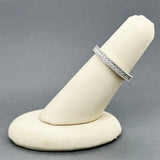 Estate 14K W Gold 0.52ctw G-H/SI1 Diamond Eternity Ring