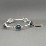 Estate Ippolita SS Quartz Rock Candy Bangle Bracelet