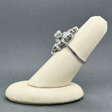 Estate 14K W Gold 0.90ctw Diamond Cocktail Ring
