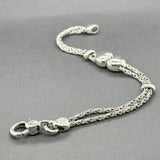 Estate Tiffany & Co. SS Double Heart Bracelet