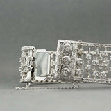 Estate 14K W Gold 3.99ctw G-I/SI1-2 Diamond Bracelet