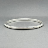 Estate SS Stepped Bangle Bracelet