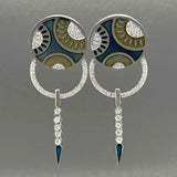 Estate La Nouvelle Bague 18K W Gold 0.75ctw Diamond Earrings