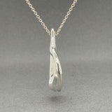 Estate Tiffany & Co. SS Peretti 35.5mm Open Heart Pendant
