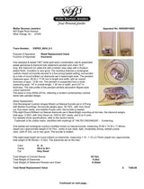 Estate 14K W Gold 3.74ct Kunzite & 0.32ctw Diamond Necklace