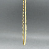 Estate 14K Y Gold 1.41mm 24.5” Box Chain