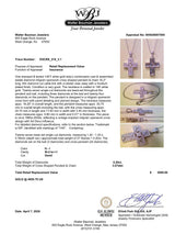 Estate 14K W Gold 0.20ctw H-I/SI2-I1 Diamond Cross Pendant