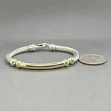 Estate David Yurman SS 14 Metro Station Bangle Bracelet