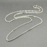 Estate 14K W Gold 2.3mm 20” Cable Chain