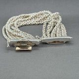 Estate Tiffany & Co. SS 9 Row Rope Bracelet