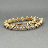Estate 14K Y Gold 1.67ctw H-I/SI1-2 Diamond Bracelet